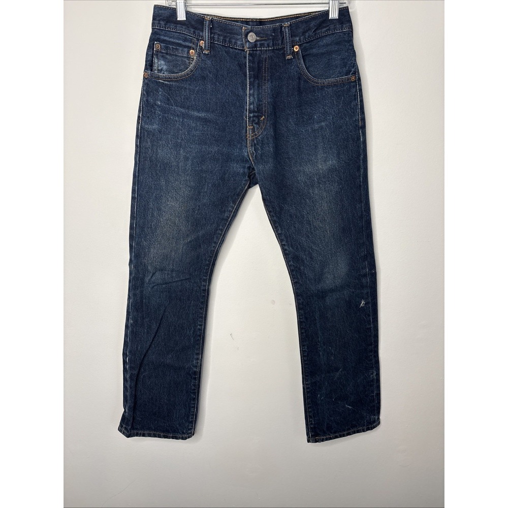 Levi's 517 Bootcut Jeans Mens 30x30 Distressed Hole Fade Western Modern Cowboy - Picture 6 of 13